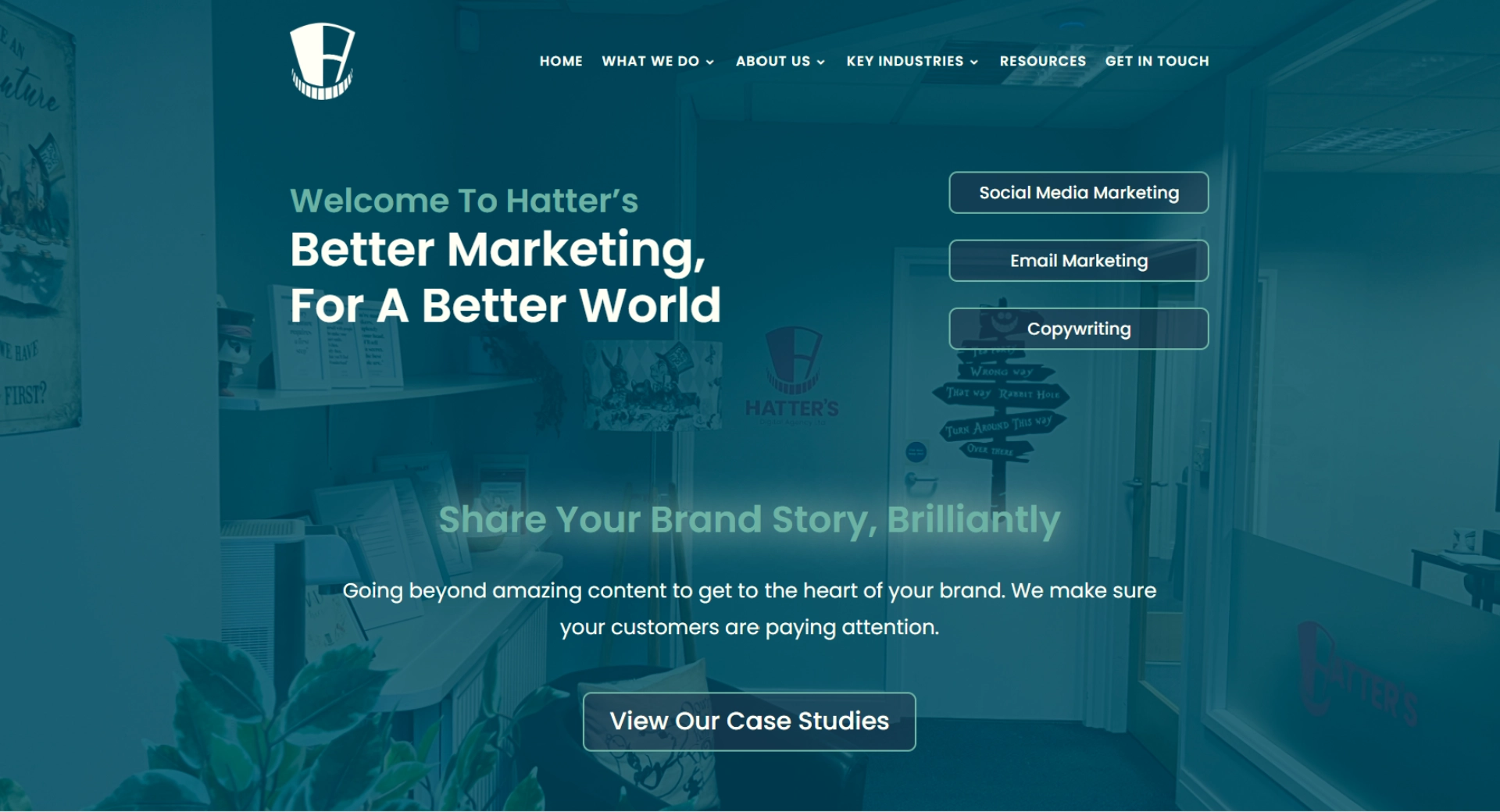Hatters homepage