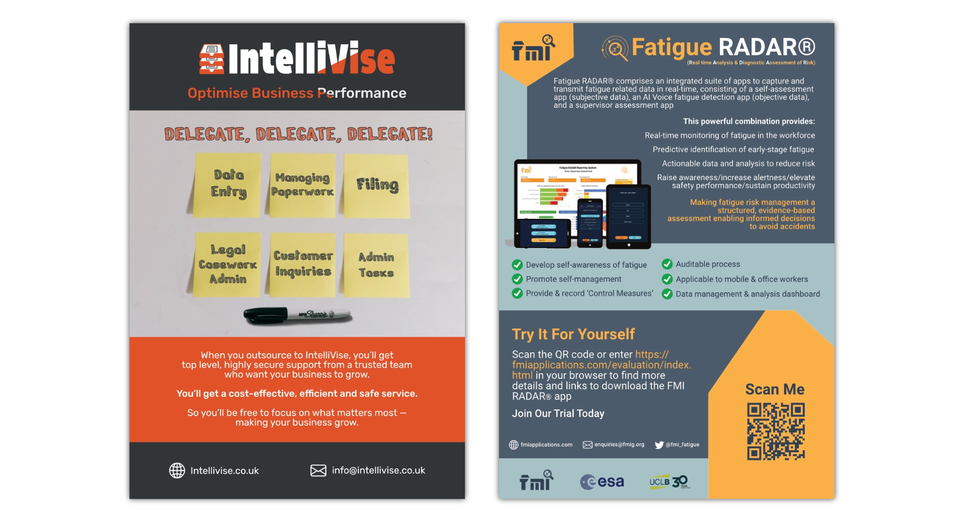 2 flyer designs