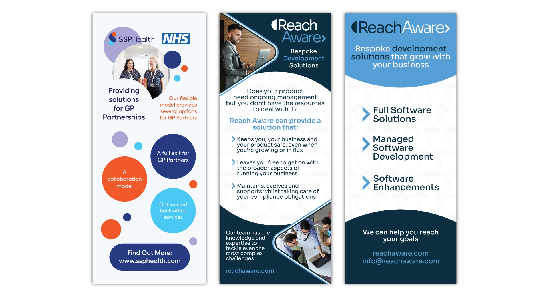 3 roller banner designs