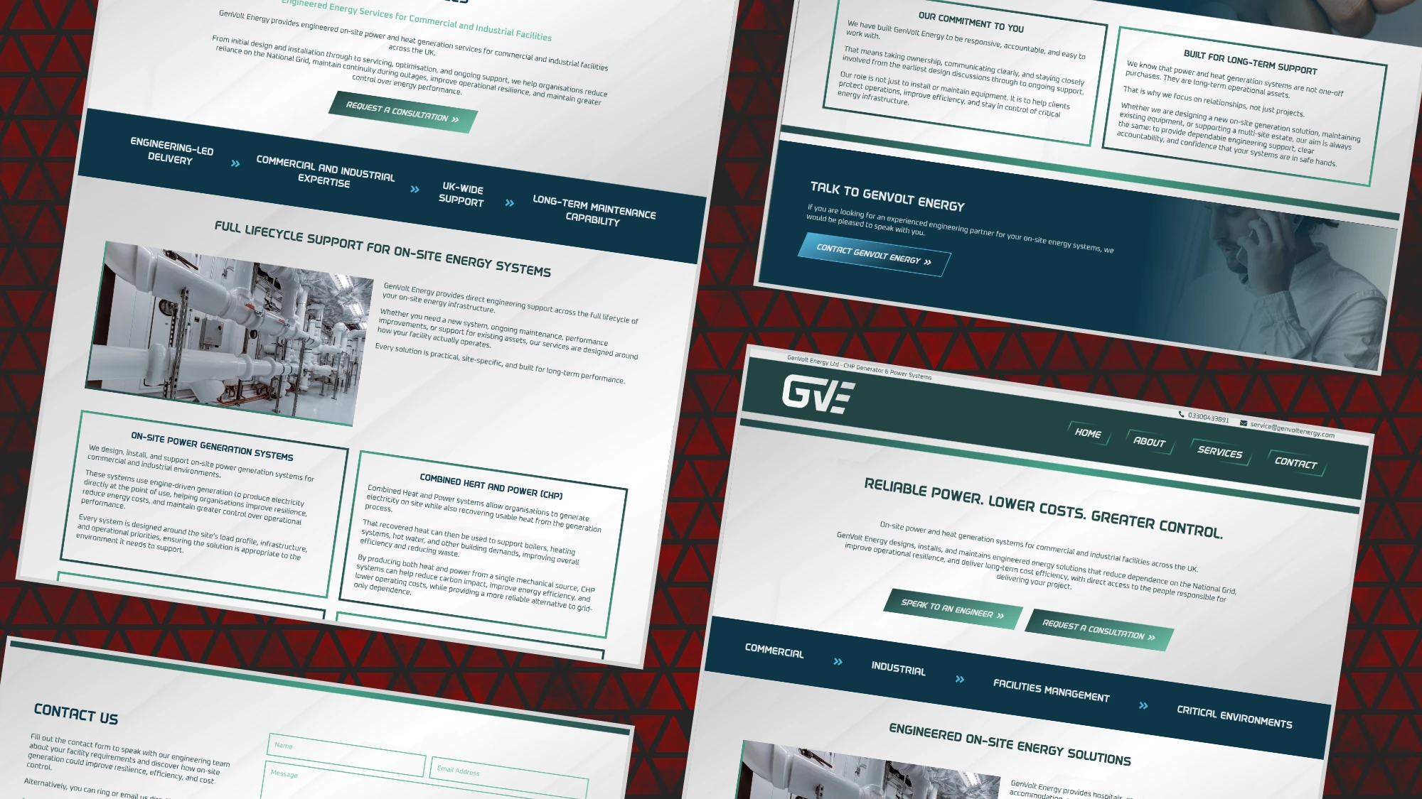 GenVolt Energy website
