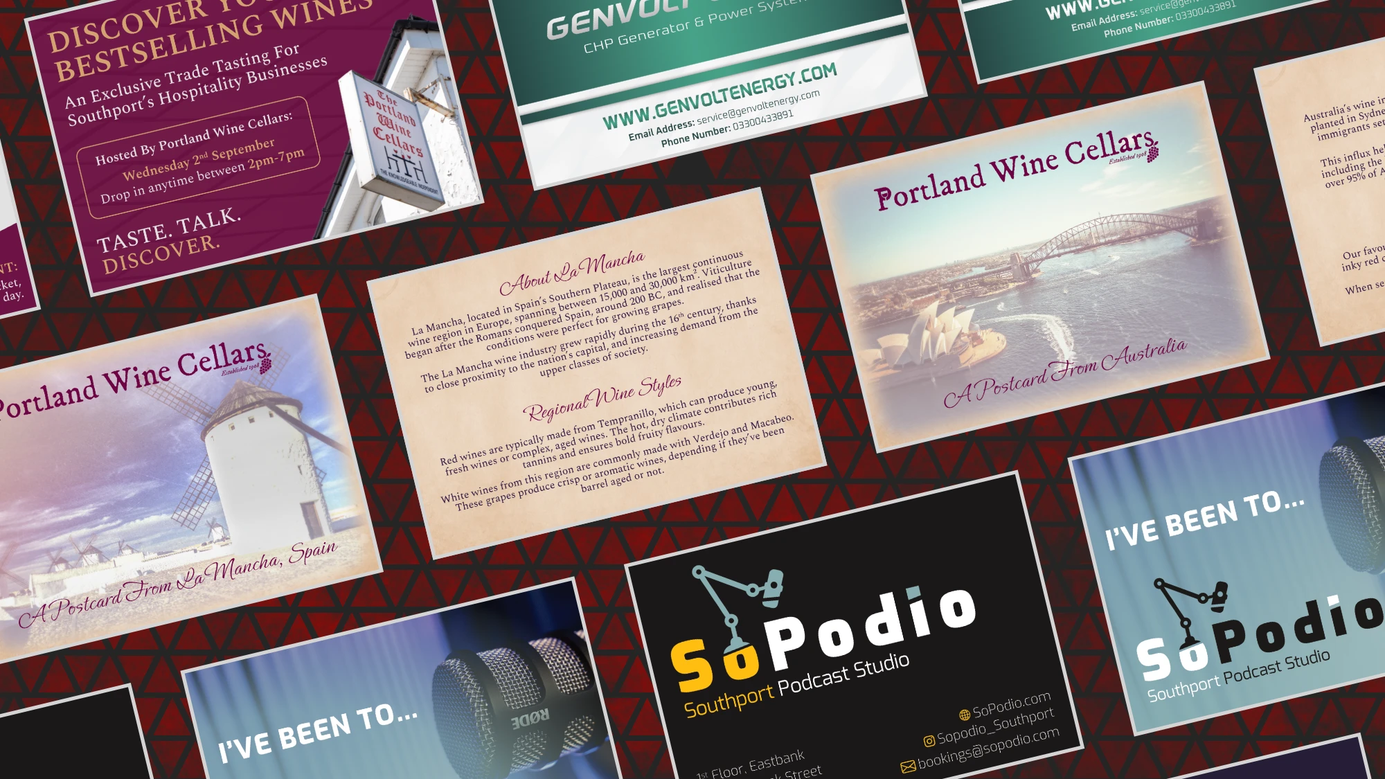 A selection of postcards